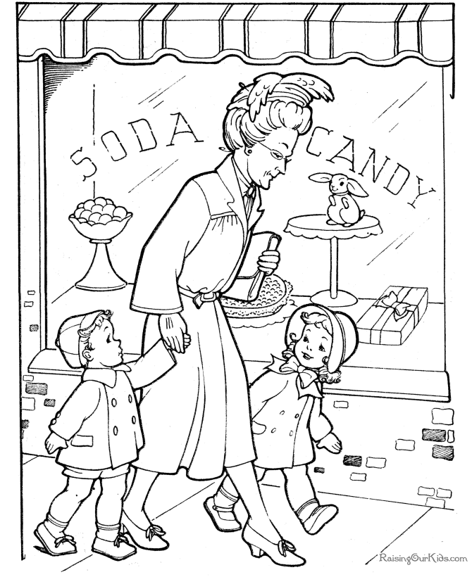 Free Grandparents Day coloring