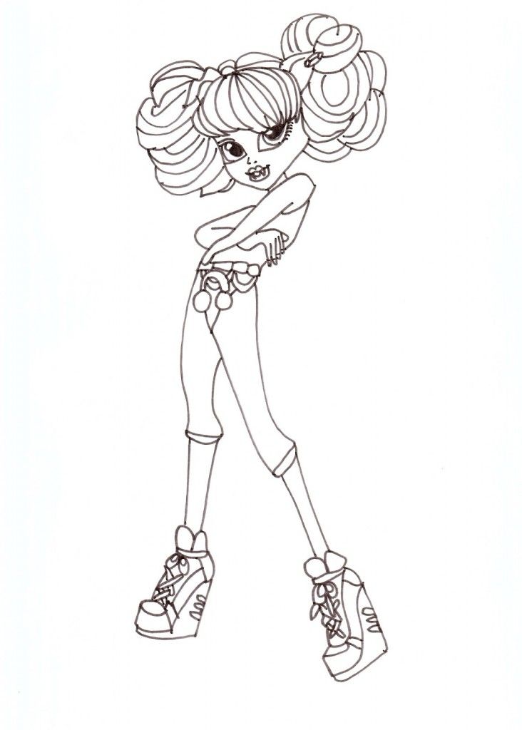 Monster High| Coloring Pages for Kids- Printable Worksheets