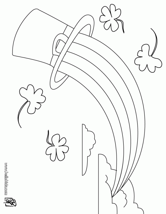 Shamrock Coloring Page | Coloring Pages For Adults Coloring Pages
