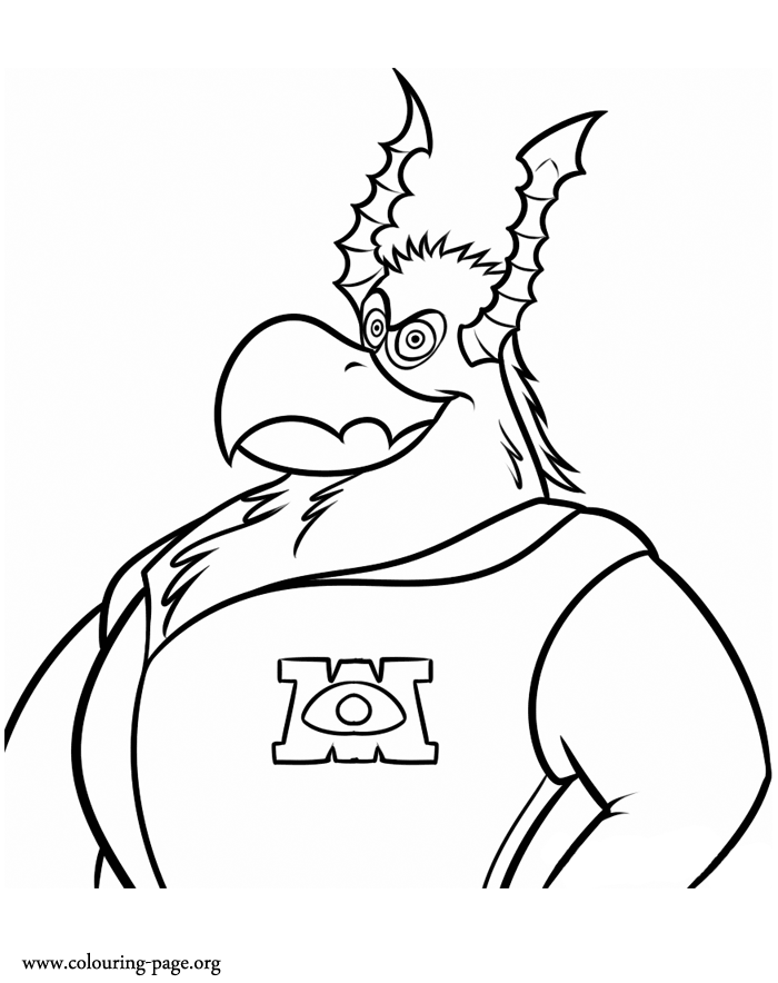 Monsters University - Brock Pearson coloring page