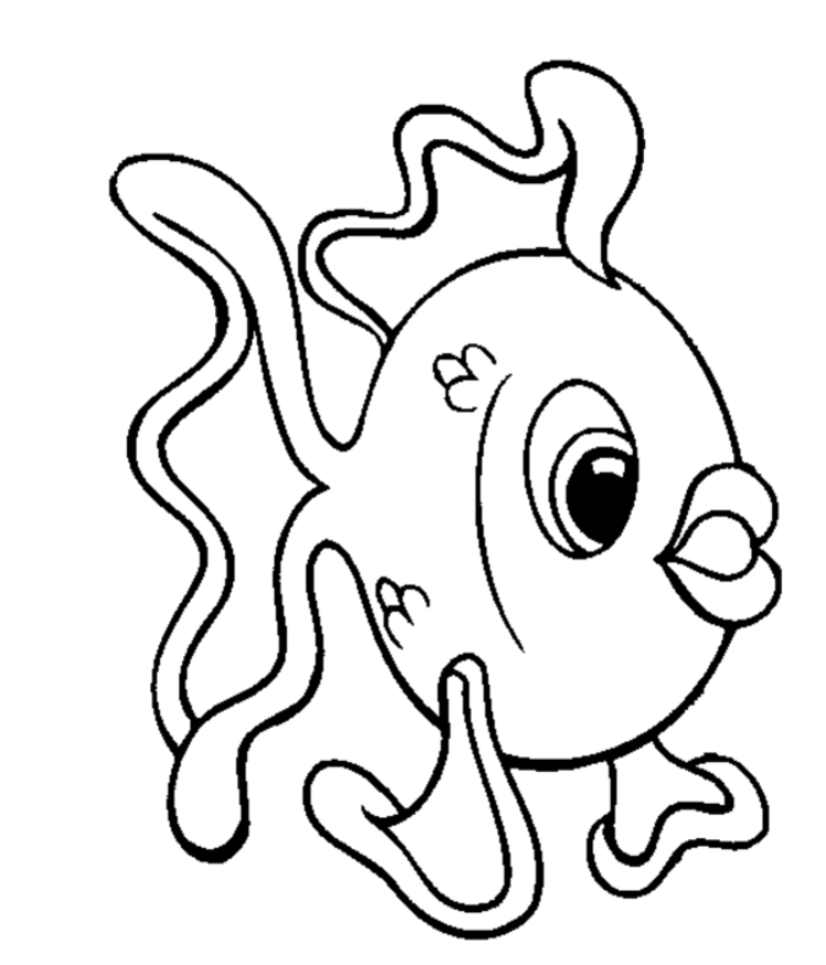 Fish Drawings To Color | Free coloring pages