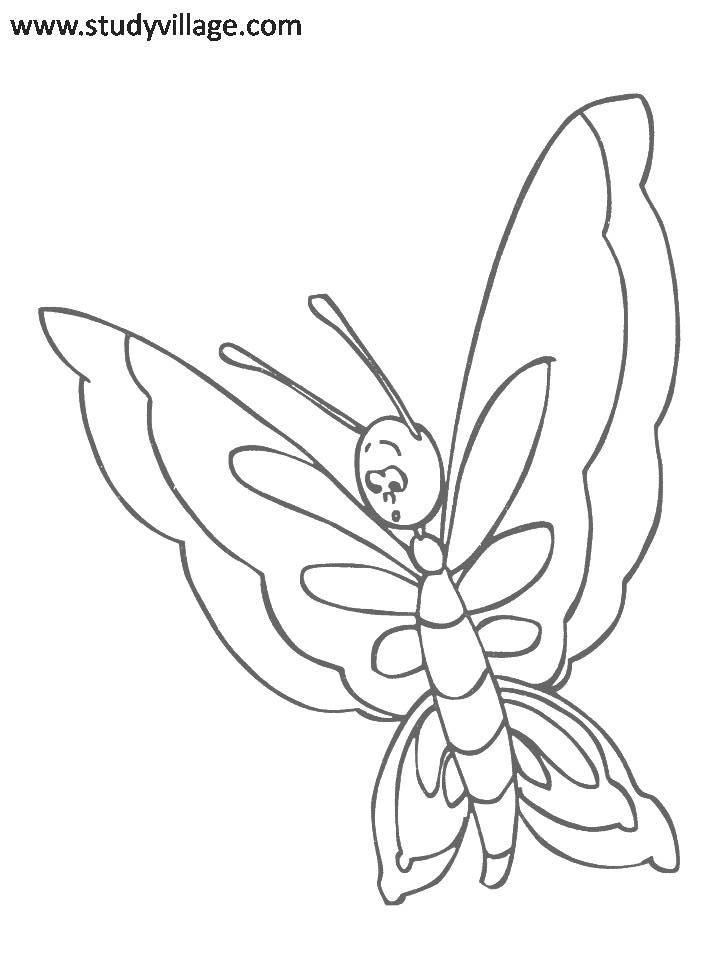 Funny Insects printable coloring page for kids 4: Funny Insects