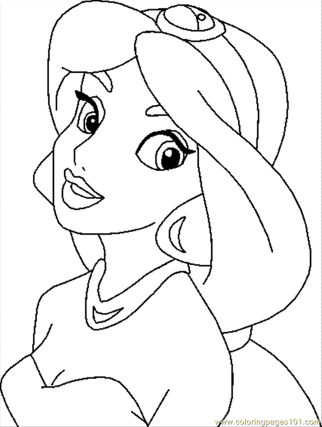 baby disney princess jasmine drawing