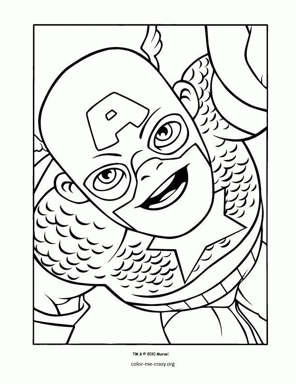 superhero coloring pages free download