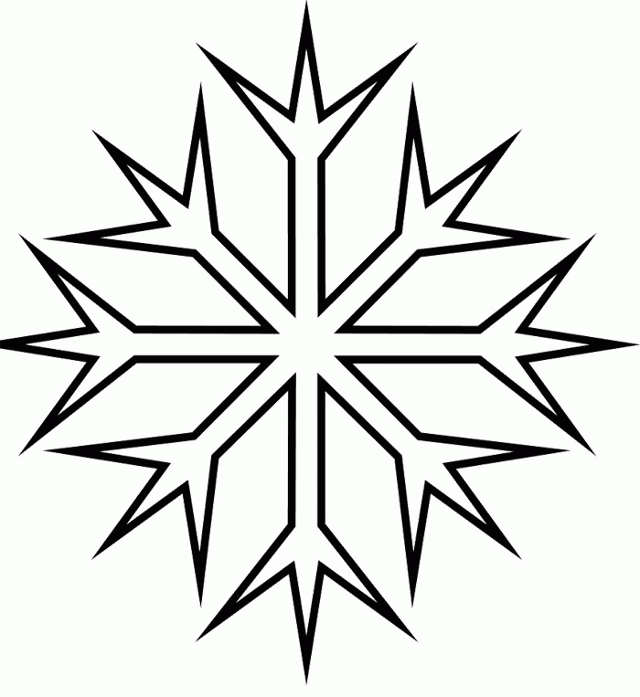 Snowflake-Coloring-Page