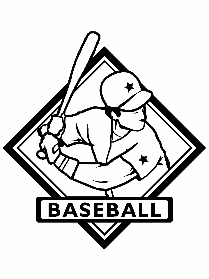 Baseball Coloring Pages Clip Art Library
