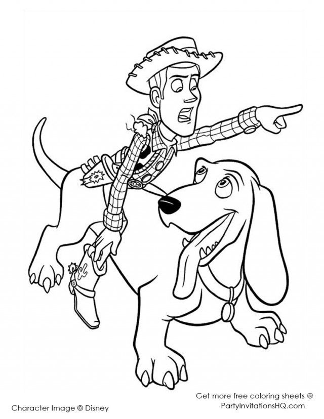 Woody Toy Story| Coloring Pages for Kids To Print Coloring Pages