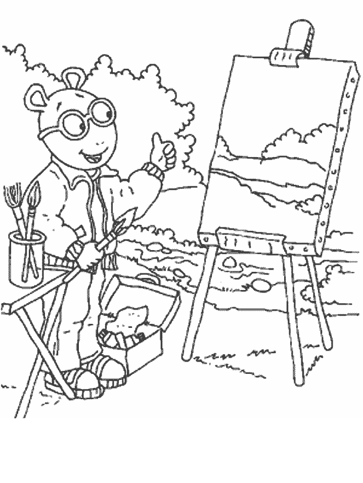 Free Arthur Coloring Pages Free, Download Free Clip Art, Free Clip Art