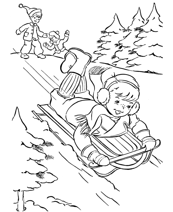 Christmas Story Coloring Pages | Christmas Coloring Pages