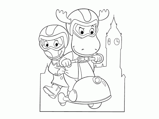 BACKYARDIGANS COLORING PAGES