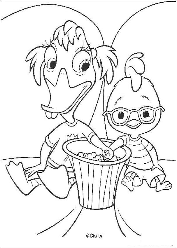 Chicken Little coloring pages - Chicken Little
