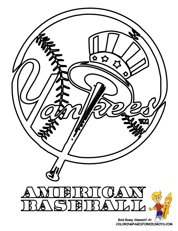 ny yankees Colouring Pages