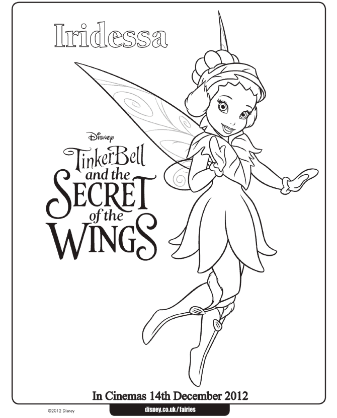 Coloring Pages Of Tinkerbell | Free Printable Coloring Pages