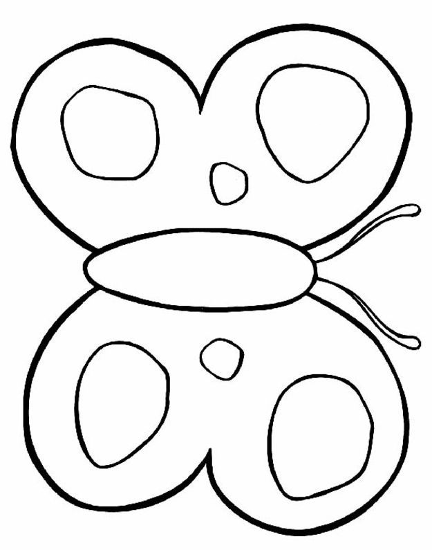 Free Butterfly| Coloring Pages Kids, Download Free Butterfly| Coloring