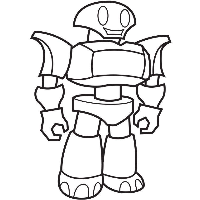 Free Robot Coloring Sheets, Download Free Robot Coloring Sheets png