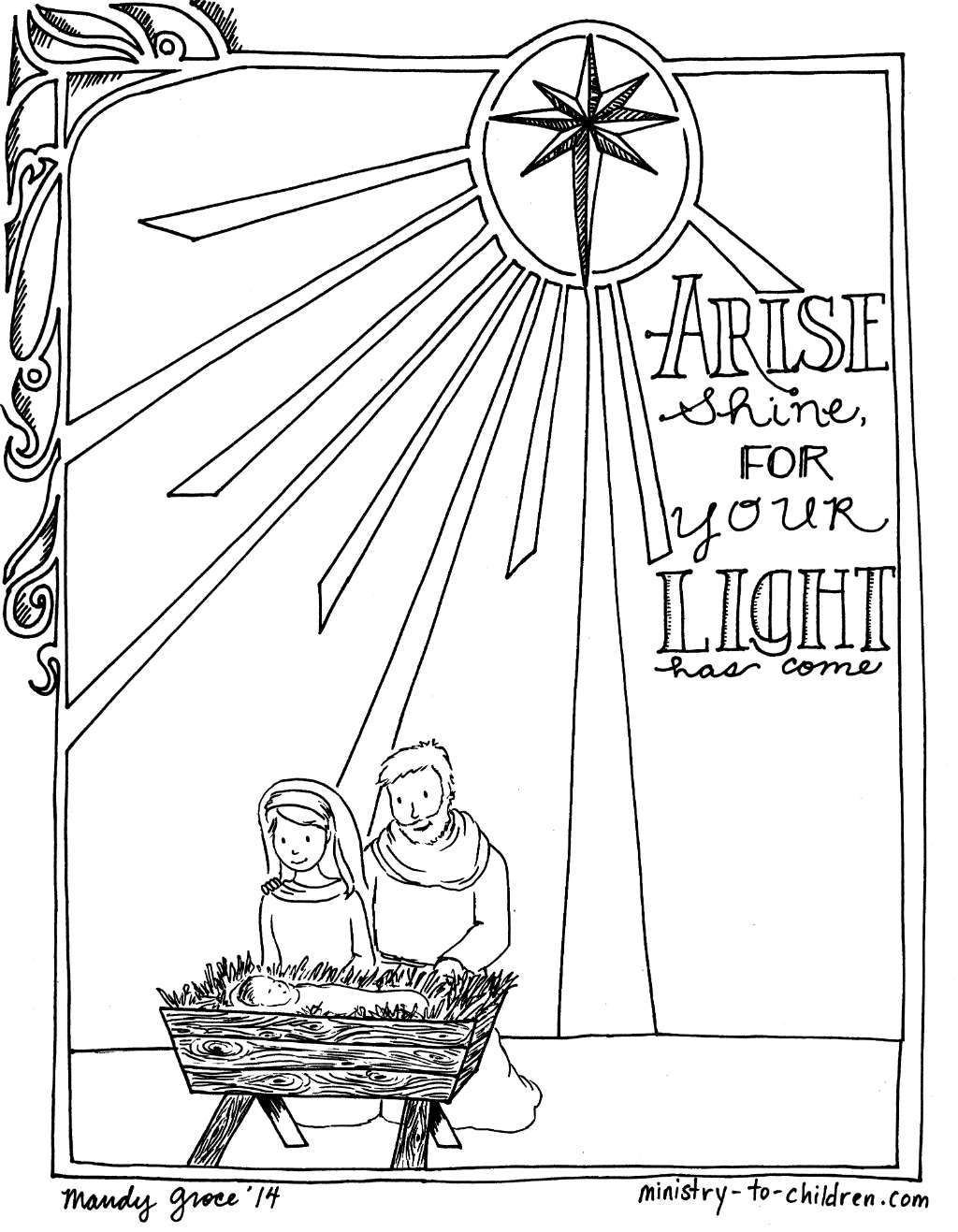 Nativity Coloring Pages Printable. 4 5. images about coloring