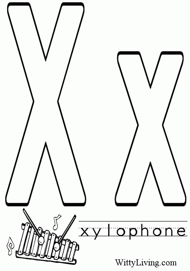 Free Letter X Coloring Pages, Download Free Letter X Coloring Pages png
