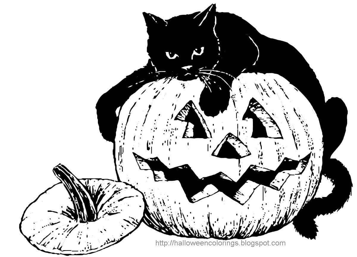 hard halloween coloring pages for adults - Clip Art Library