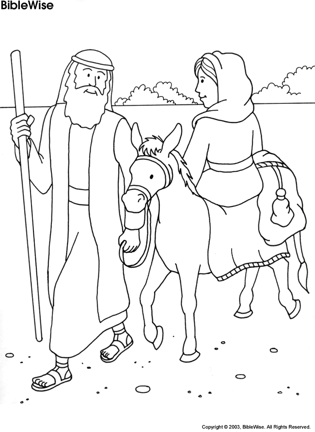 Free Abraham And Sarah Coloring Pages Printable, Download Free Clip Art