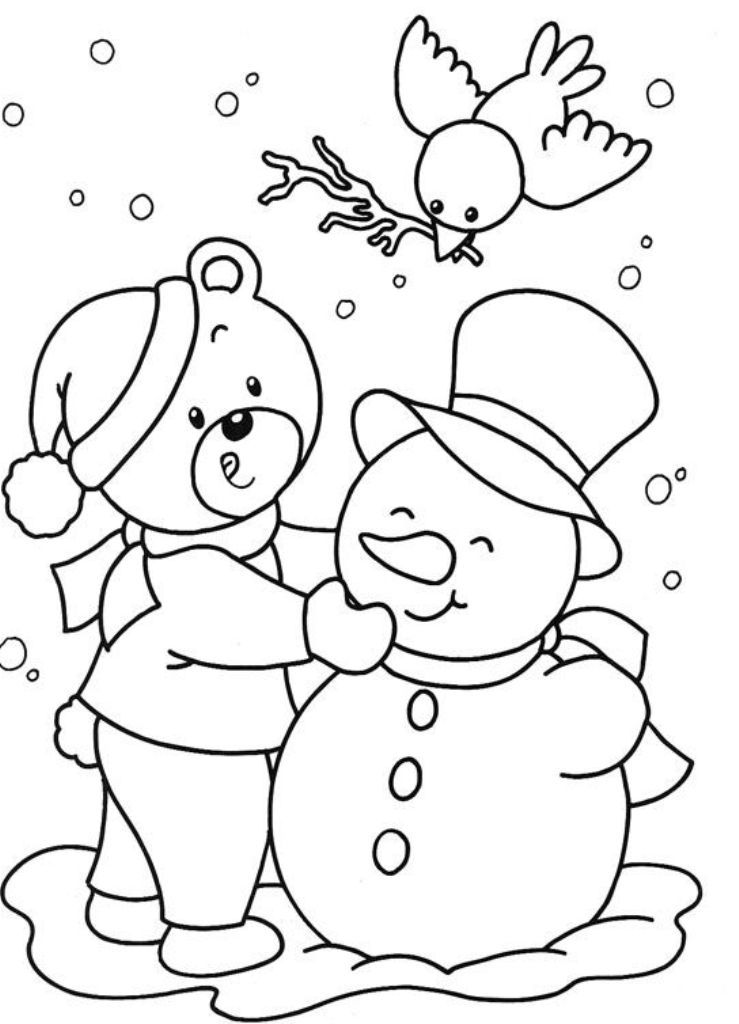 Free Free Winter| Coloring Pages for Kids Printable, Download Free Free