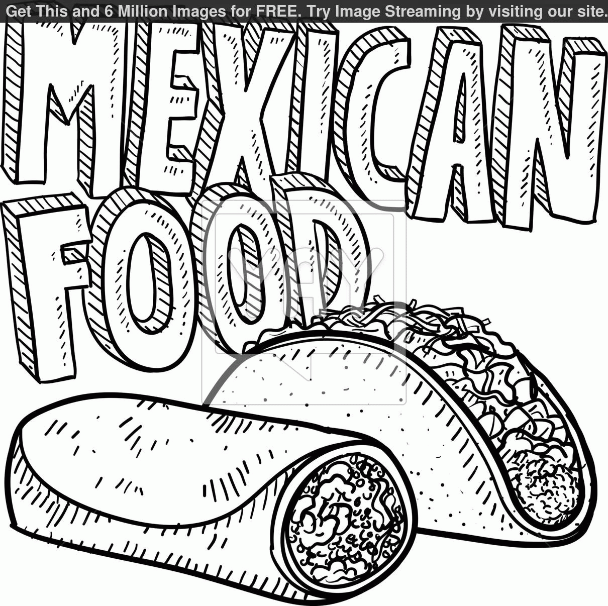 Mexican Christmas Coloring Sheets Mexican Fiesta Coloring Pictures