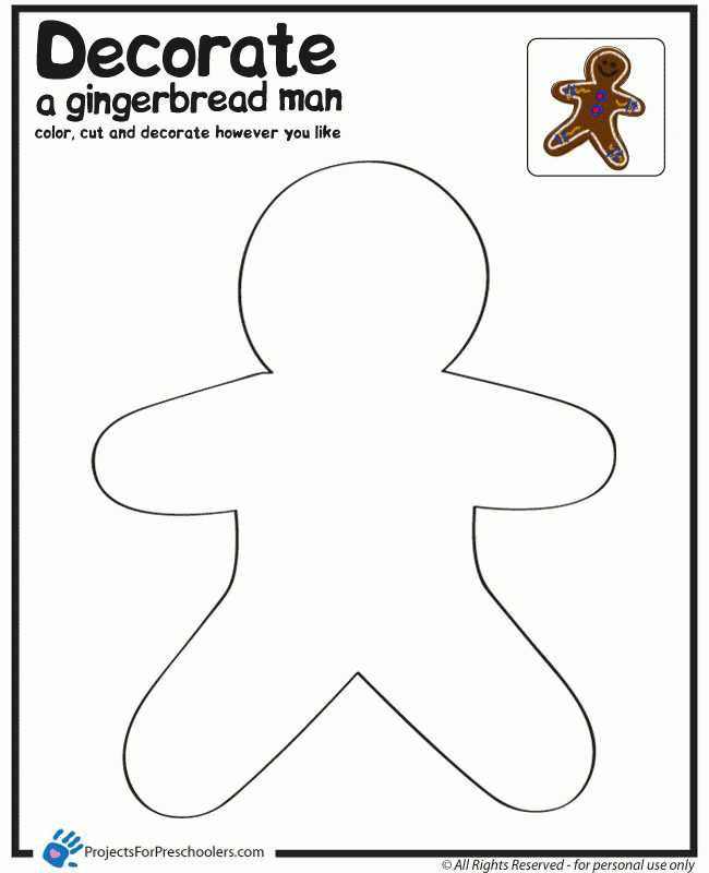 Free Printable Gingerbread Worksheets