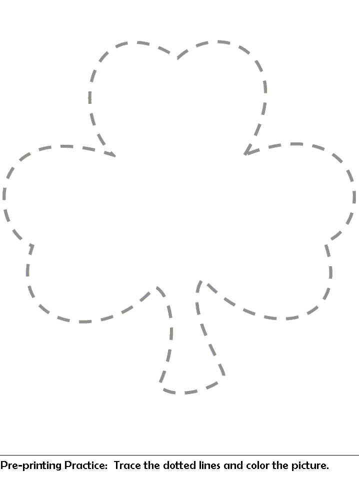 Shamrock Coloring Pages 