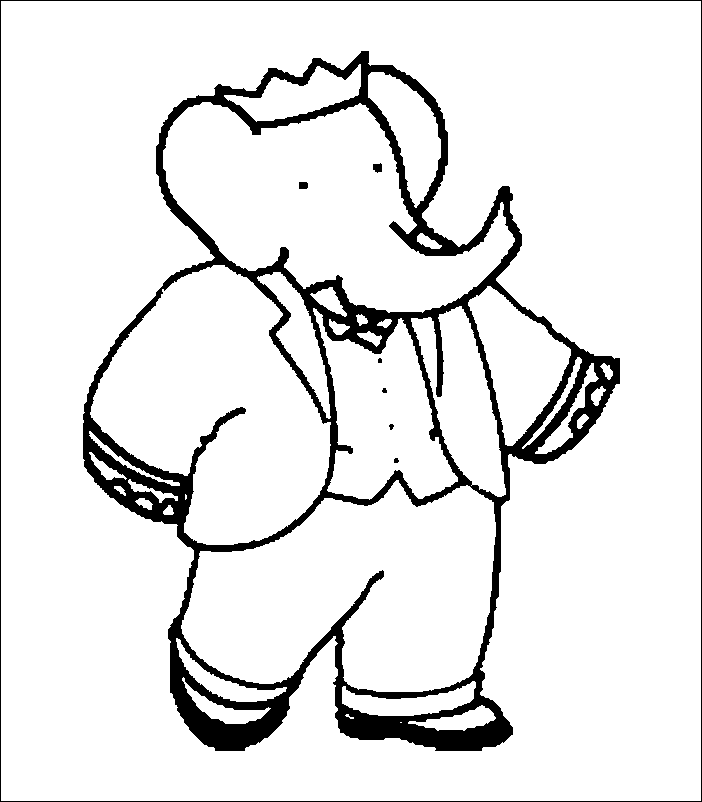 Babar | Coloring pages