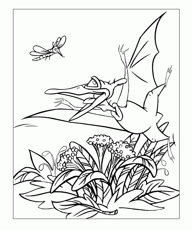The Land Before Time Coloring Page Land Before Time
