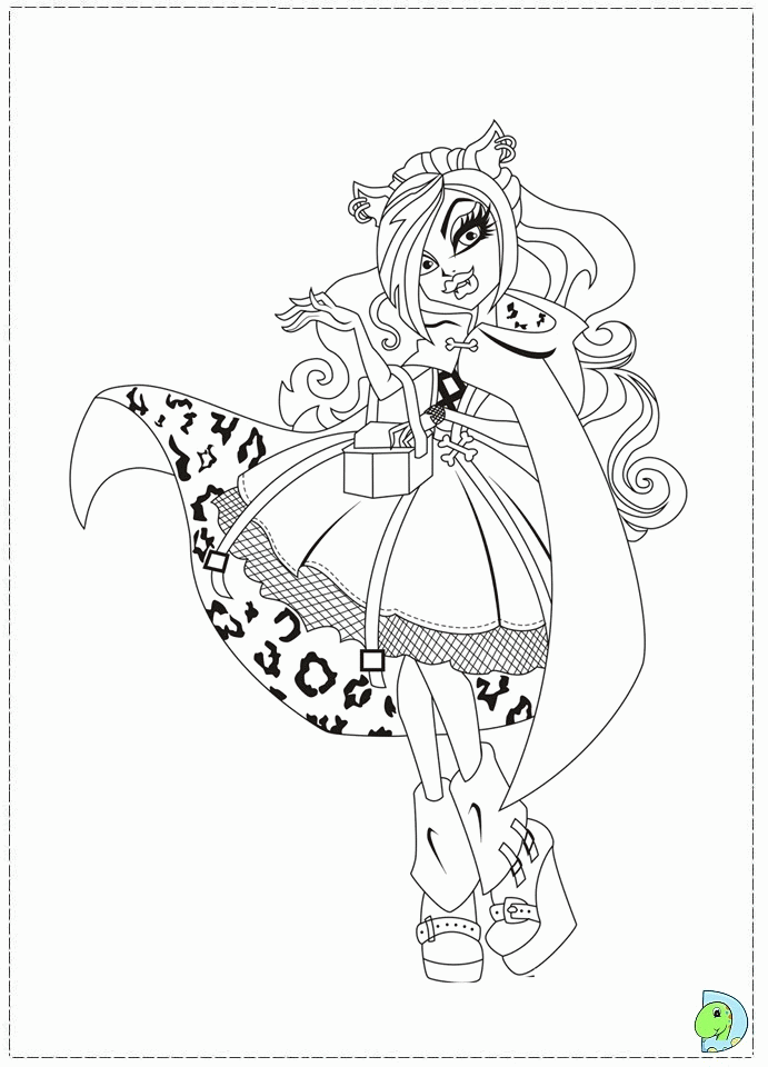 monster dolls Colouring Pages