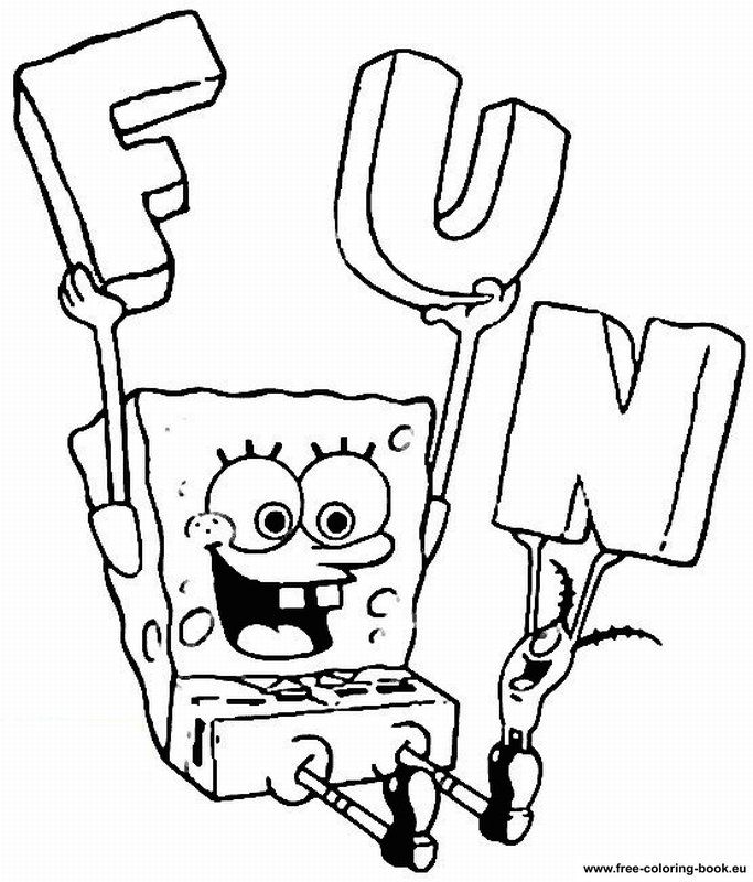 Coloring pages SpongeBob -  | Printable Coloring Pages Online