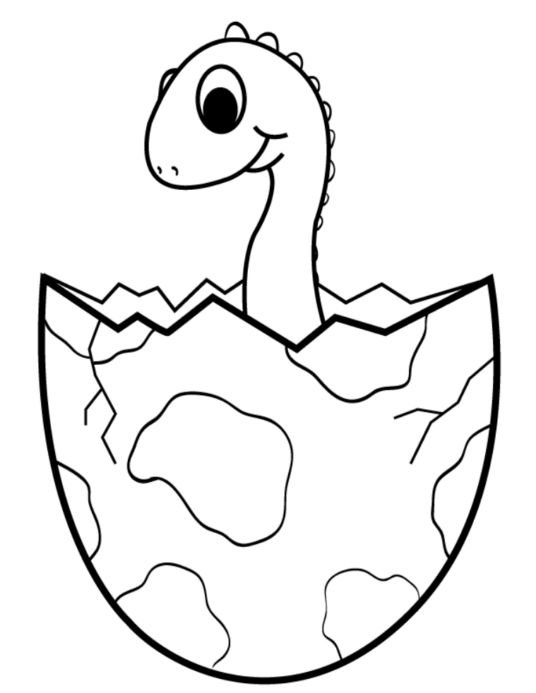 Free Baby Dinosaur Coloring Pages, Download Free Baby Dinosaur Coloring