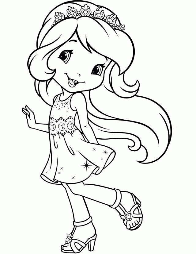 Strawberry Shortcake Coloring Pages Cool Coloring Page