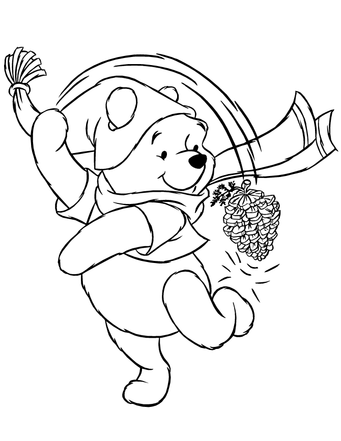 cute pooh Colouring Pages