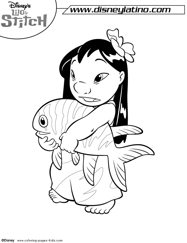 Lilo Stitch coloring pages | Coloring Pages for Kids - disney