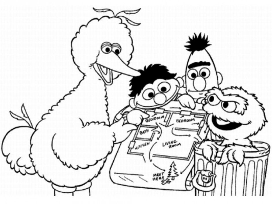 free sesame street rizzo coloring pages