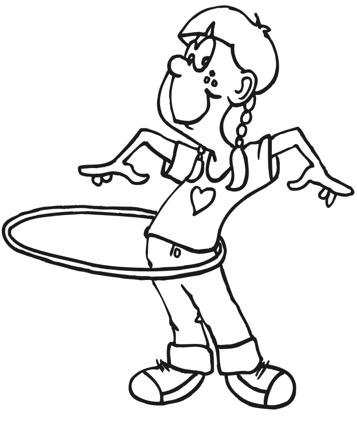 hula dancer coloring pages