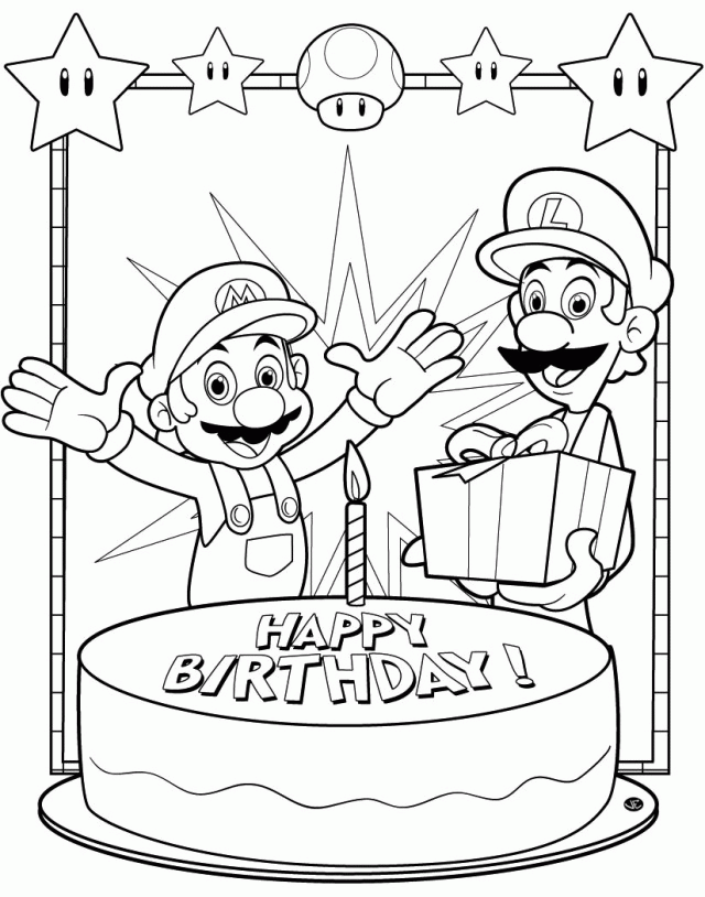 Paper Mario Coloring Page Vectories Paper Coloring Pages