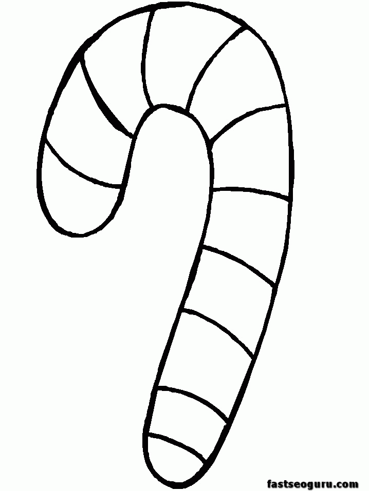 Coloring Pages Easterchristmas Candy Canes Coloring Pages Tree