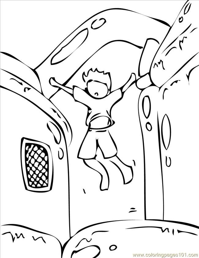 Coloring Pages Bouncy House Ink (Architecture  Houses)| free printable