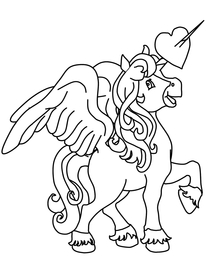 Pegasus Coloring Pages