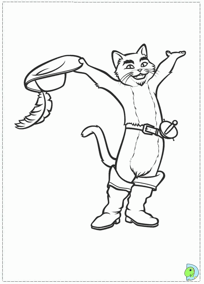 puss in boots 2 Colouring Pages