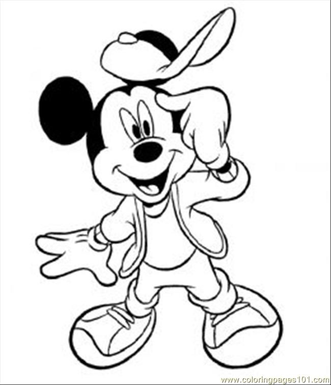pages micky cartoons mickey mouse printable coloring page