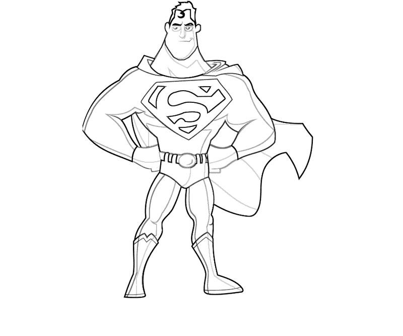Gallery Of Superman Coloring Pages | Cartoon Coloring Pages