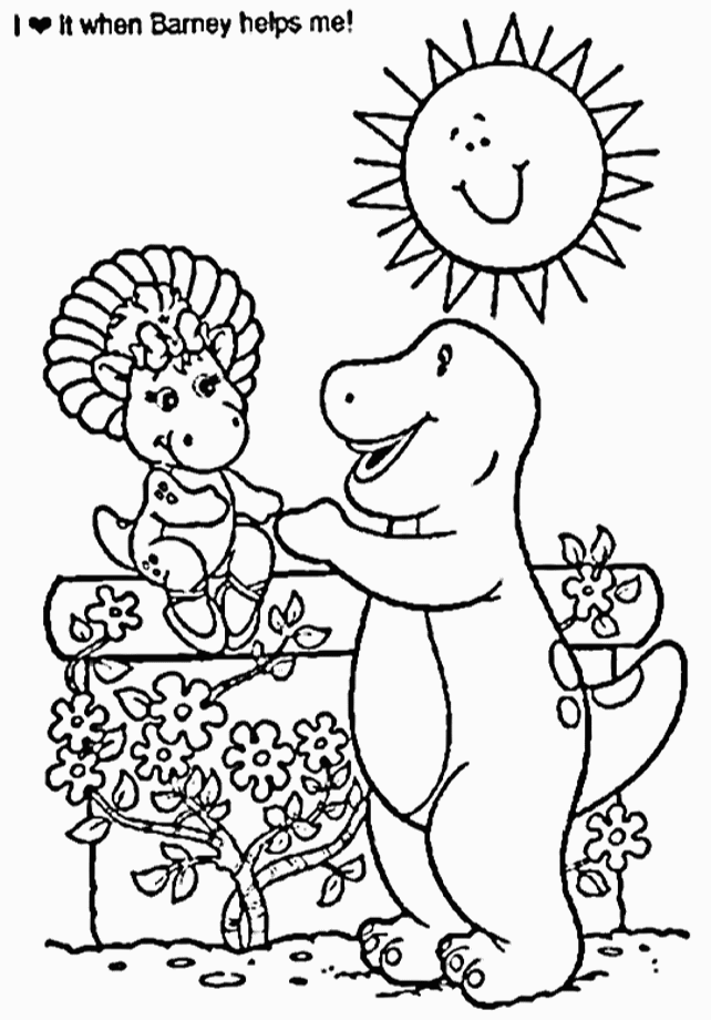 Barney Coloring Pages (24 of 33)