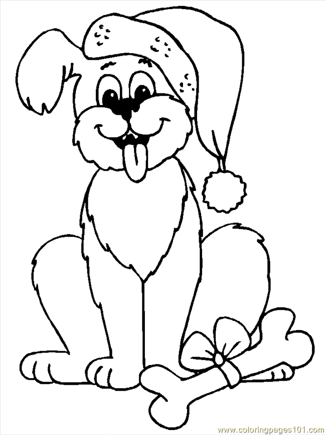 Free Christmas Animal Coloring Pages, Download Free Christmas Animal