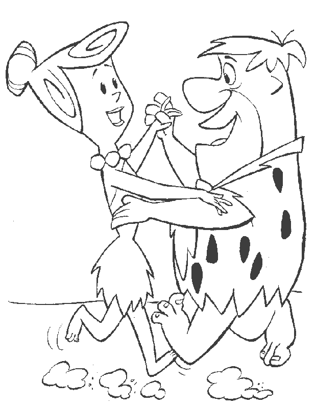 Flintstones Coloring Page | Free Printable Coloring Pages