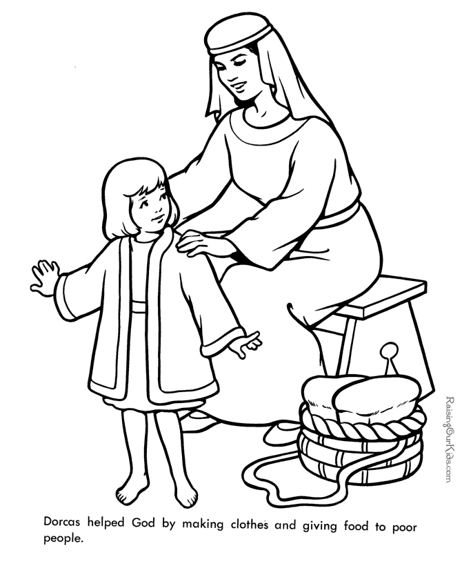 Bible Story Coloring Pictures | Free coloring pages