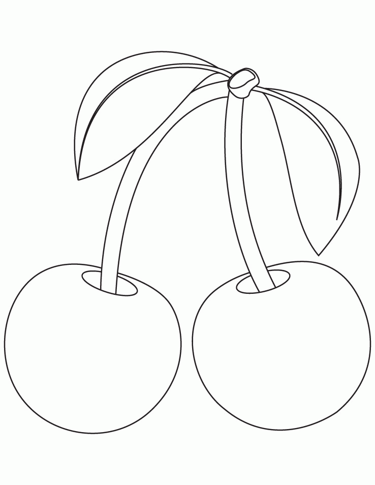 Cherry cherry coloring page | Download Free Cherry cherry coloring