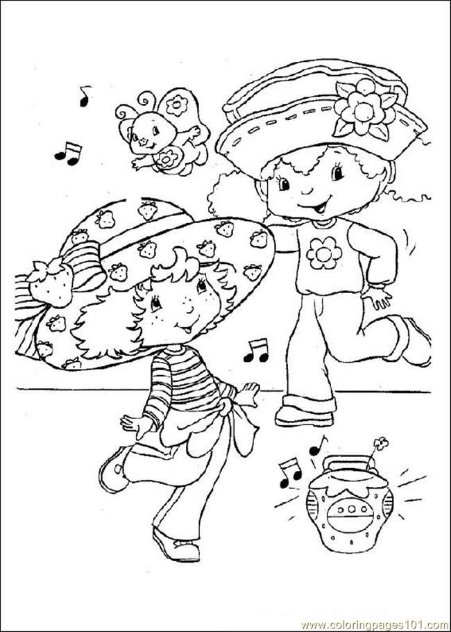 Coloring Pages Strawberryshortcake (Cartoons  Strawberry)| free printable